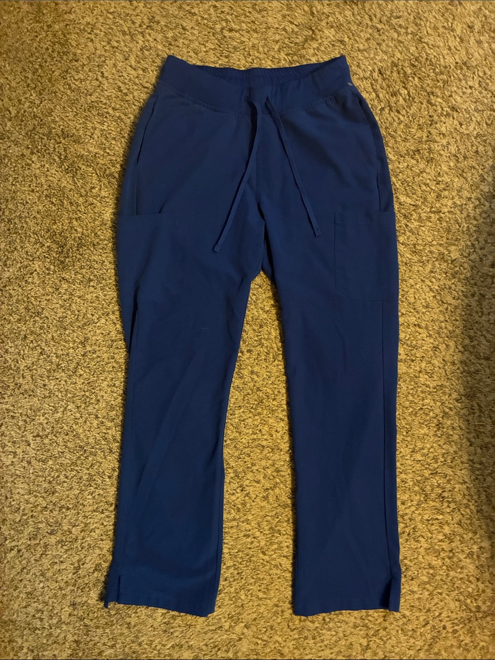 Mandala cargo scrub pants  -size small